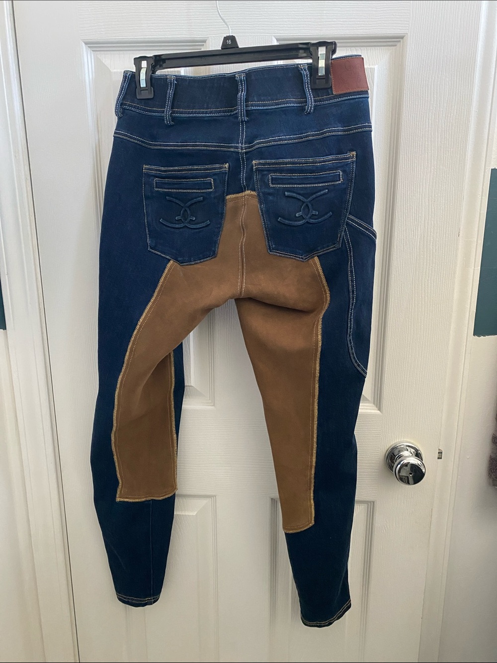 Women’s Dark Blue Riding Jeans - Picture 5 of 8